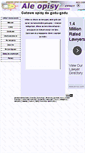 Mobile Screenshot of aleopisy.egielda.eu
